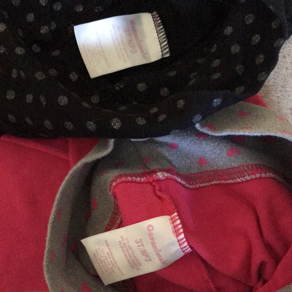 Garanimals 3T leggings bundle 💕 black and pink - Picture 3 of 3